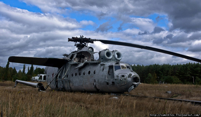Chernobyl y los vehículos radioactivos que allí quedaron olvidados