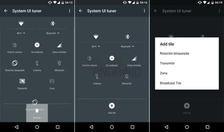 Android M nos permite personalizar los ajustes rápidos