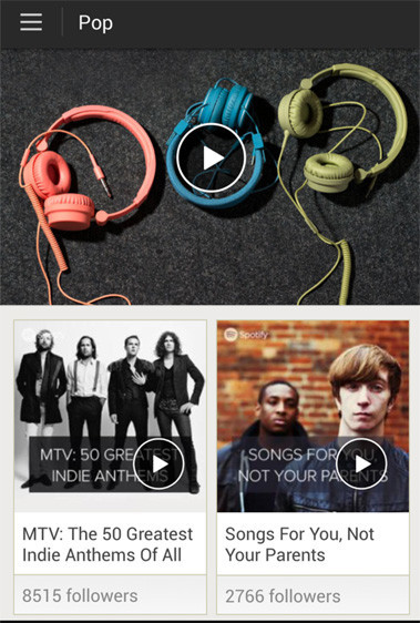 Spotify Browse y sus listas temáticas llegan a Android
