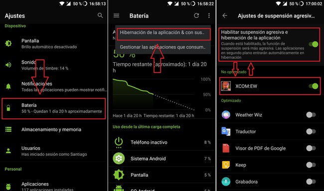 Hibernacion Aplicaciones