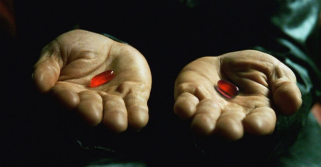 Matrixbluepillredpill Red