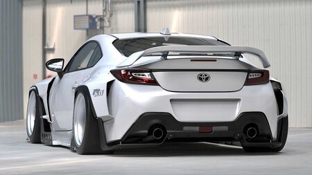 Pandem Rocket Bunny Toyota Gr 86 Rear Angled