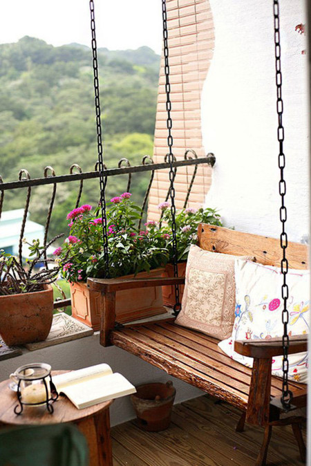 17 trucos para sacar partido a balcones pequeños mujertrend Balcón inspiraciones Pequeño