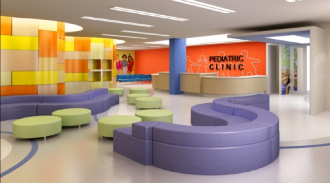 Espacios para trabajar: naturaleza y color en clínicas pediátricas