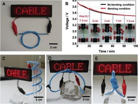 LG Cable Battery: batería que puede doblarse cual cordón y seguir alimentado tu gadget