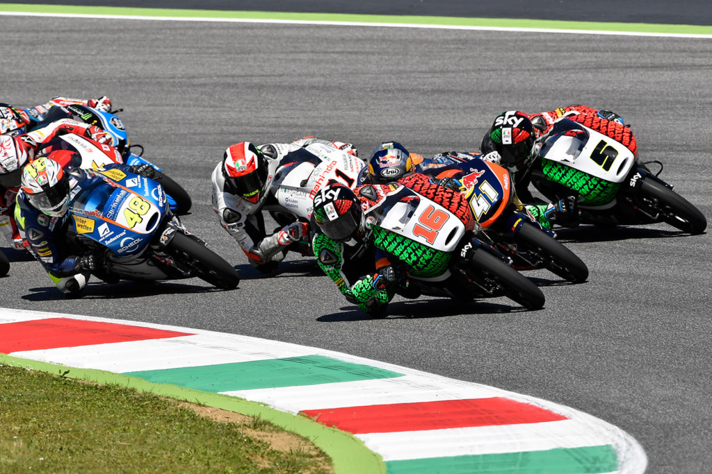 Andrea Migno Brad Binder Romano Fenati Pecco Bagnaia Lorenzo Dalla Porta Mugello Moto3 2016