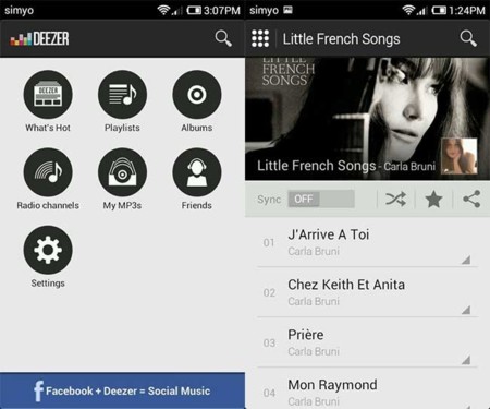 Deezer lanza su beta para Android