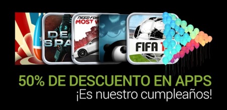 Google Play cumple un año y lo celebra con ofertas especiales