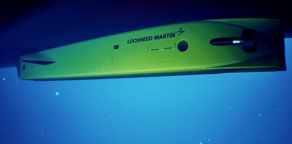 Lockheed lança drone submarino que se prende aos navios como uma lampreia. E, quando se solta, lança torpedos