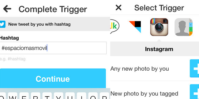 iFTTT para iPhone