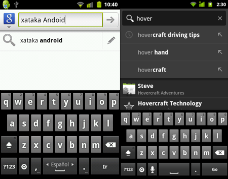 Se filtra la nueva versión de Google Android Search