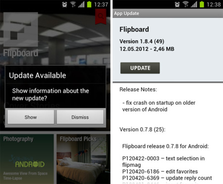 Flipboard para Android se actualiza