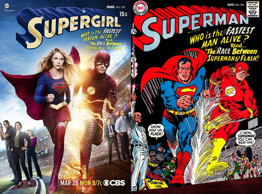 Supergirl Superman Flash Crossover