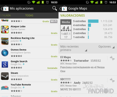Google Play se actualiza a la versión 3.5.15 estrenando novedades