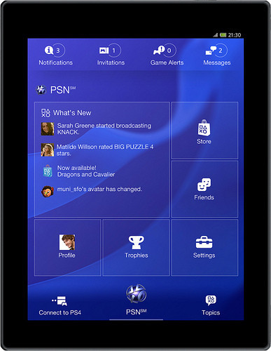 La aplicación de Playstation se deja ver en imágenes antes de su lanzamiento