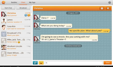 ChatON, el cliente messenger de Samsung, es ya compatible con Ice Cream Sandwich