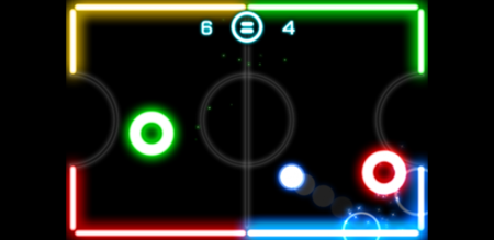 Glow Hockey, pon a prueba tus reflejos