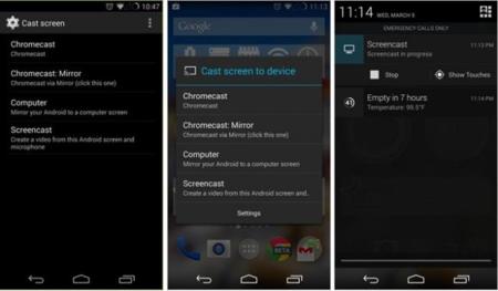 Llega el mirroring a Chromecast y Apple TV con la última beta de la app Mirror de Koush