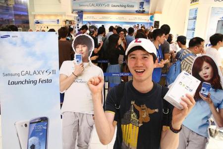 Samsung bate records en Corea del Sur, vendiendo 50.000 Galaxy SIII en su primer día