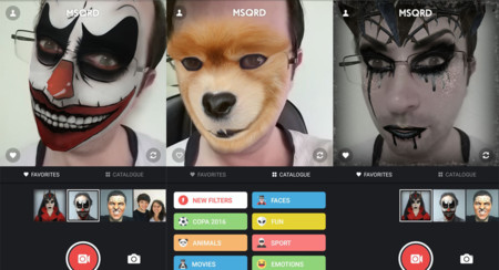 MSQRD se pone gótico, añade máscaras de fútbol y la esperada "tienda"