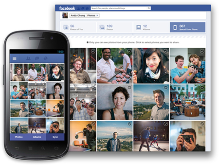 Facebook comienza a probar la subida instantánea de fotos en Android