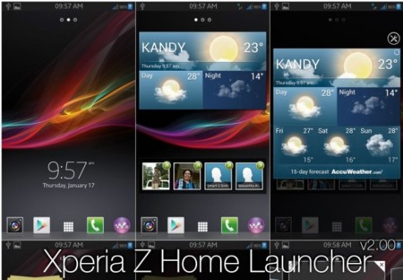 El launcher del Sony Xperia Z ya disponible para muchos dispositivos Android