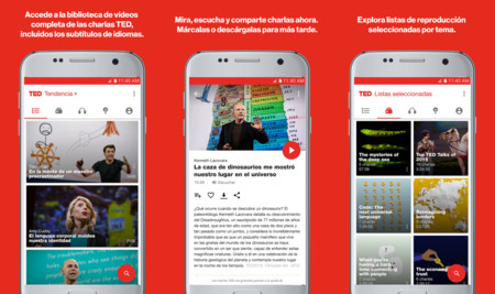 TED 3.0 para Android: ahora con interfaz Material Design y los podcasts de TED Radio Hour