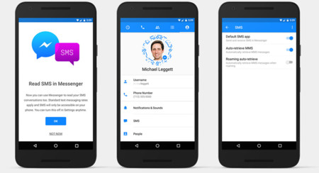 Los SMS vuelven a Facebook Messenger cuatro años después