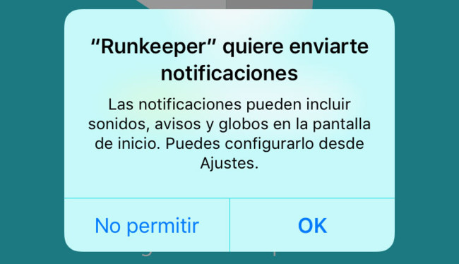 Pop-up para activar notificaciones