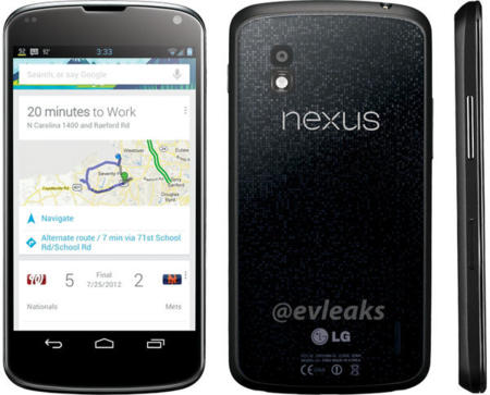 Nexus 4, se filtran sus supuestas imagenes de prensa