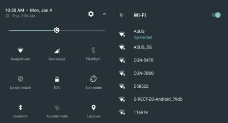En Android N Developer Preview 4 algunos Ajustes Rápidos no son tan rápidos como antes