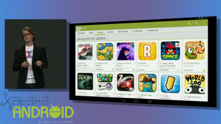 Google Play Store recibe por fin una sección para tablets