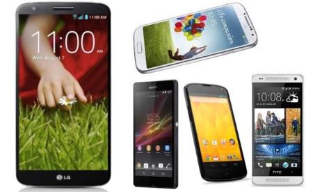 LG G2, comparación con la competencia