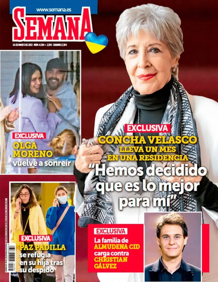 Semana Concha Velasco Lleva Un Mes En Una Residencia Hemos Decidido Que Es Lo Mejor Para Mi 696x900