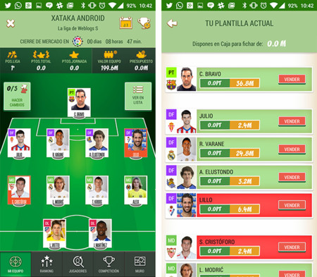 BeSoccer, un manager de fútbol para Android que quiere ser la alternativa a Comunio