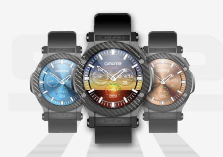 Omate Rise, smartwatch 3G Android con acabado en fibra de carbono