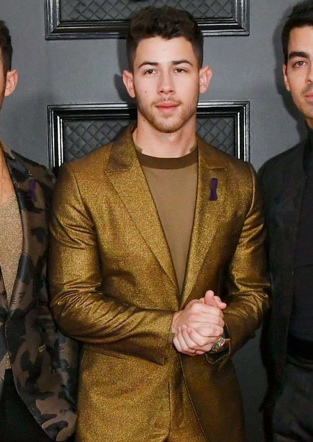 Nick Jonas Grammy Red Carpet Awards Trendencias Hombre 02