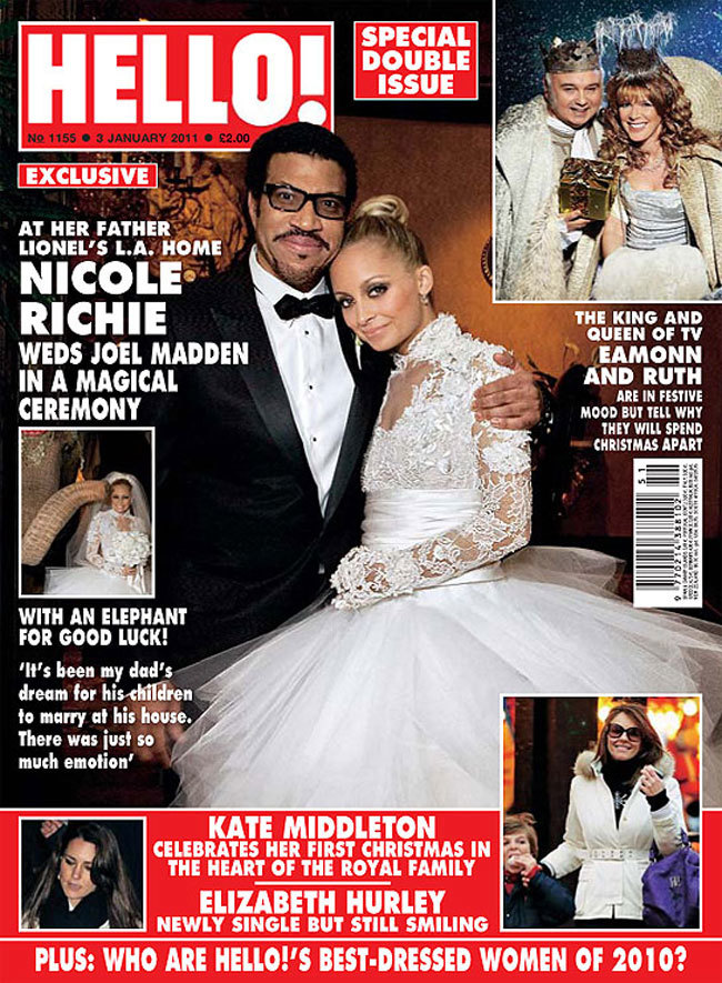 Nicole Richie Boda Vestido Novia