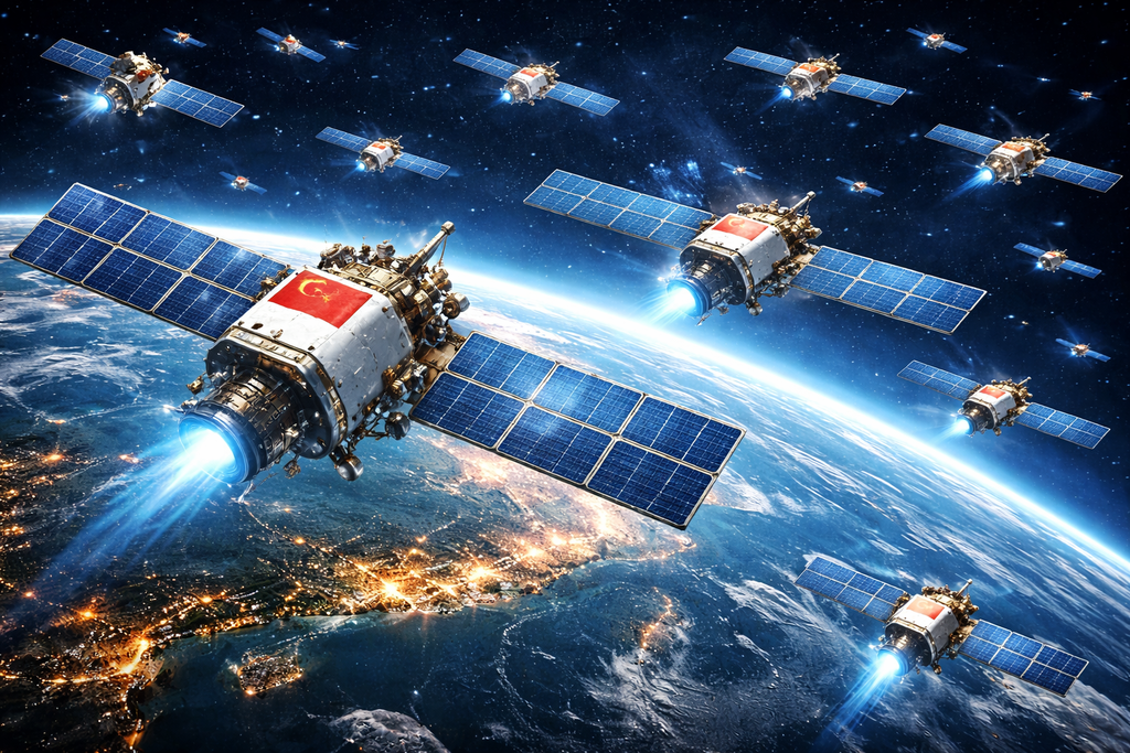 O céu vai ficar pequeno: China prepara uma 'teia' orbital tão imensa que pretende abrigar mais de 200 mil satélites em órbita