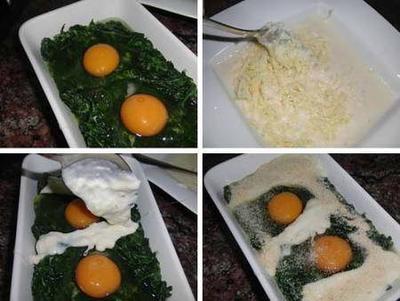 ESPINACAS HUEVOS HORNO RECETA espinacas huevos horno receta: