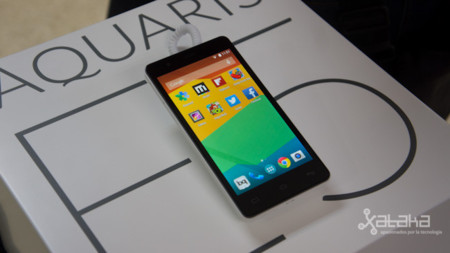 bq Aquaris E5, toma de contacto