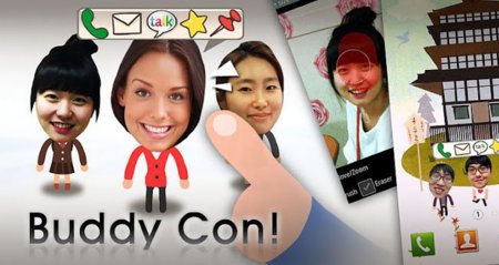 BuddyCon, convierte a tus contactos en avatares interactivos para tu fondo de pantalla