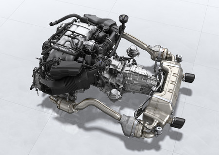 Porsche 718 Cayman GT4 motor