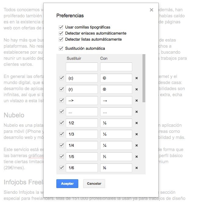 Sustitucion Automatica