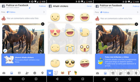 Facebook para Android estrena un editor de fotos