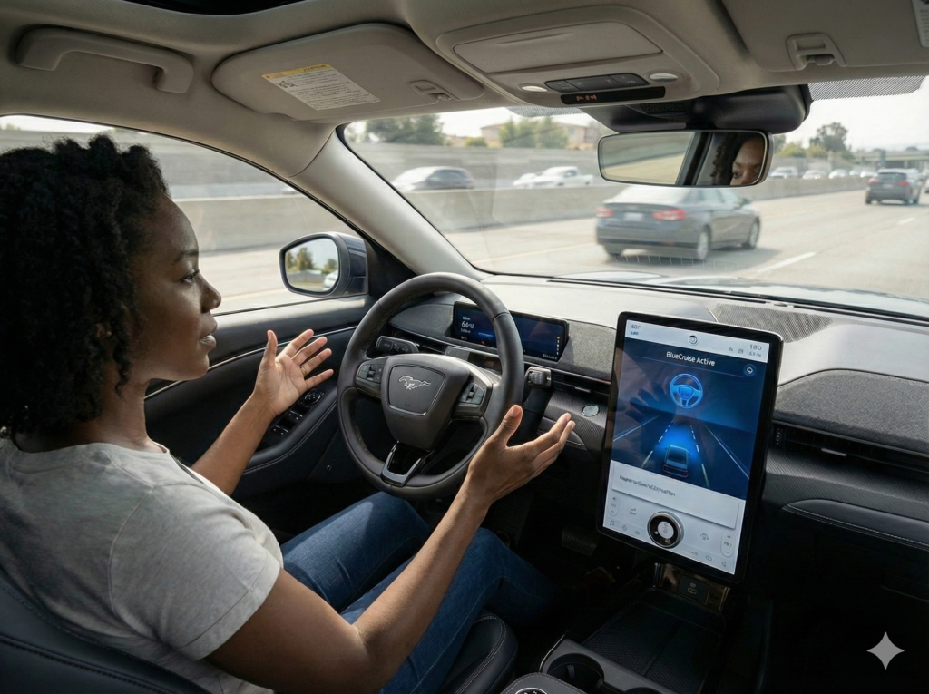 Não é só a Tesla: Ford lança IA própria que conversa com você, aposenta os botões do painel e responde perguntas que nem o mecânico saberia de cabeça