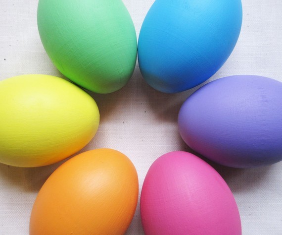 Huevos Pascua Colores