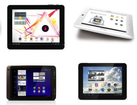 Cuatro tablets económicos con Android 4.0 Ice Cream Sandwich