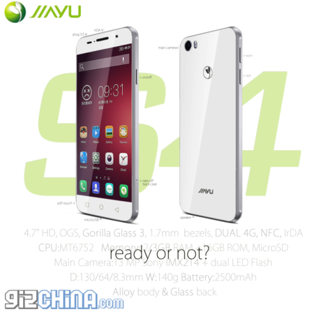 JiaYu S4 se deja ver: un Android con diseño premium y especificaciones de gama media
