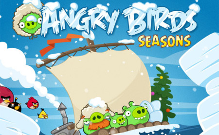 Angry Birds Seasons para Android recibe 25 nuevos niveles muy helados
